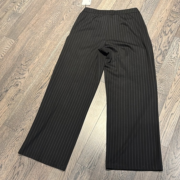 Jules & Leopold Stripped tailored Sloane High rise lwide leg dress pants Sz L - Picture 11 of 13